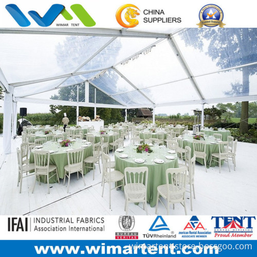 10mx40m Beautiful Transparent Aluminum PVC Tent for Wedding